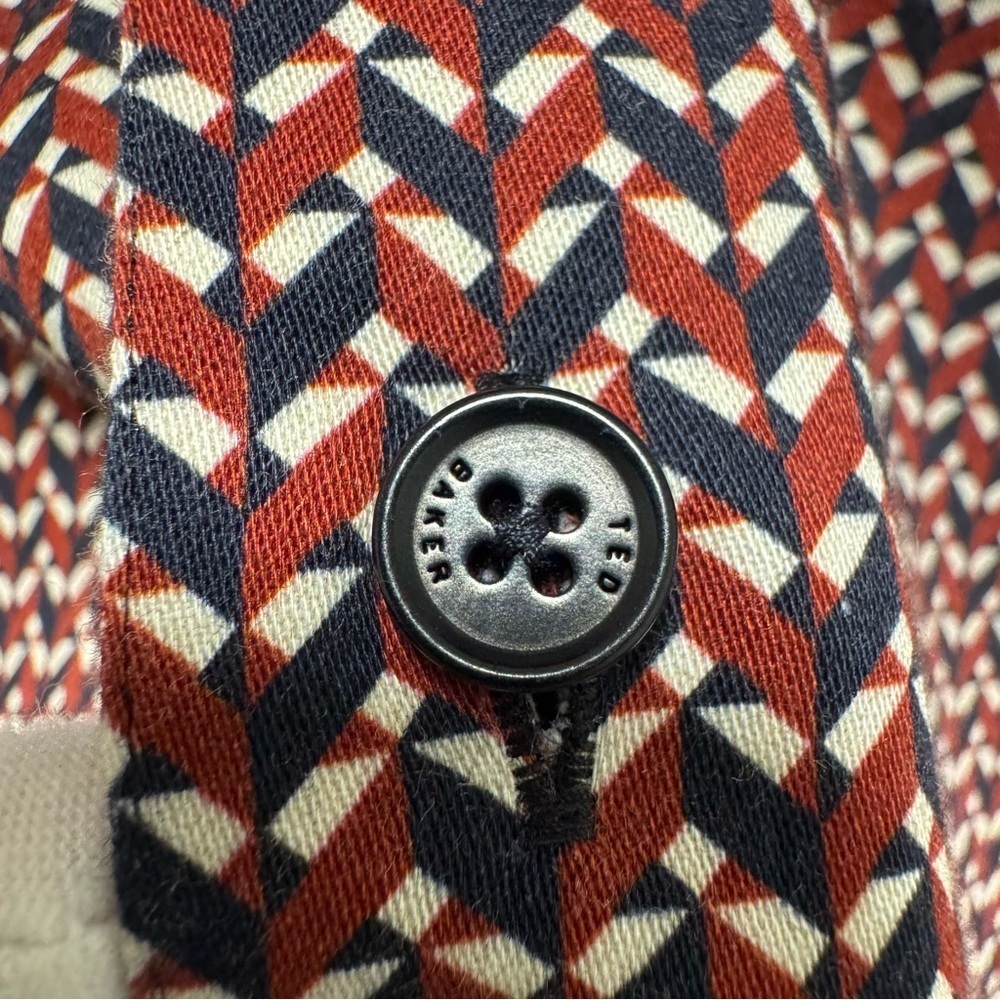 Ted Baker London Slim Fit Geometric Print Shirt (Size 4 / L) - Picture 11 of 13
